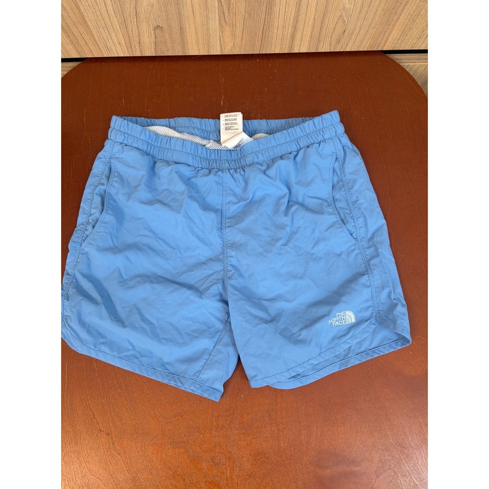 The North Face Girls XL Class V Water Shorts Light Blue Nylon Swim Athletic